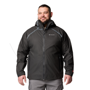 Columbia Men's Reign No Shine Waterproof Jacket (Black)