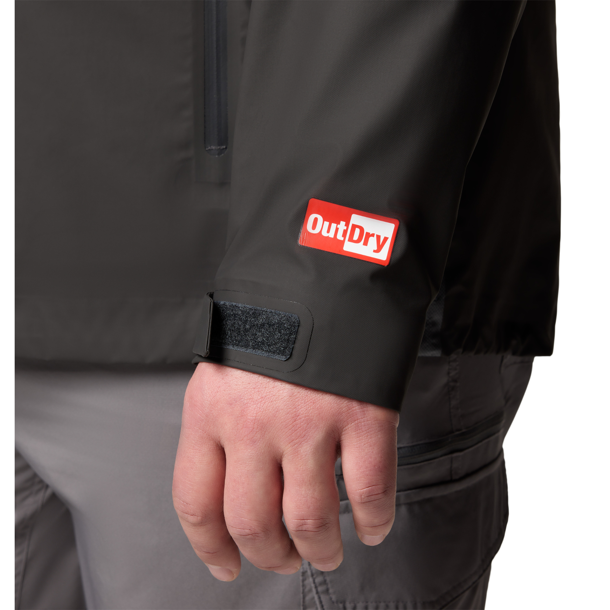 Columbia Men's Reign No Shine Outdry Extreme Waterproof Jacket (Black)