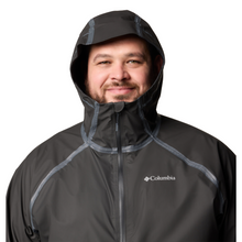 Load image into Gallery viewer, Columbia Men&#39;s Reign No Shine Waterproof Jacket (Black)
