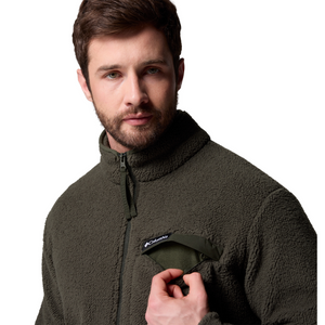 Columbia Men's Rugged Ridge High Pile Full Zip Fleece (Greenscape)