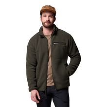 Load image into Gallery viewer, Columbia Men&#39;s Rugged Ridge High Pile Full Zip Fleece (Greenscape)
