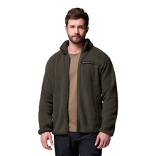 Load image into Gallery viewer, Columbia Men&#39;s Rugged Ridge High Pile Full Zip Fleece (Greenscape)
