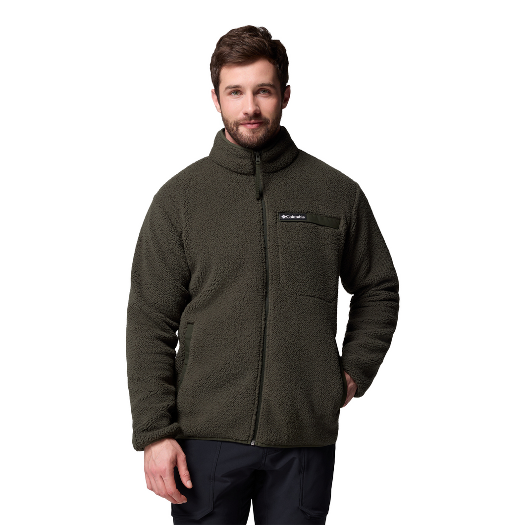 Columbia Men's Rugged Ridge High Pile Full Zip Fleece (Greenscape)