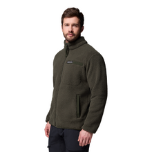 Load image into Gallery viewer, Columbia Men&#39;s Rugged Ridge High Pile Full Zip Fleece (Greenscape)
