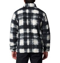 Load image into Gallery viewer, Columbia Men&#39;s Rugged Ridge III Printed Sherpa Half Snap Fleece (Chalk Omblur)
