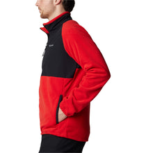 Load image into Gallery viewer, Columbia Men&#39;s Sage Peak Full Zip Fleece (Sail Red/Black)
