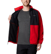 Load image into Gallery viewer, Columbia Men&#39;s Sage Peak Full Zip Fleece (Sail Red/Black)
