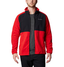 Load image into Gallery viewer, Columbia Men&#39;s Sage Peak Full Zip Fleece (Sail Red/Black)
