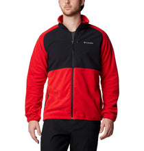 Load image into Gallery viewer, Columbia Men&#39;s Sage Peak Full Zip Fleece (Sail Red/Black)
