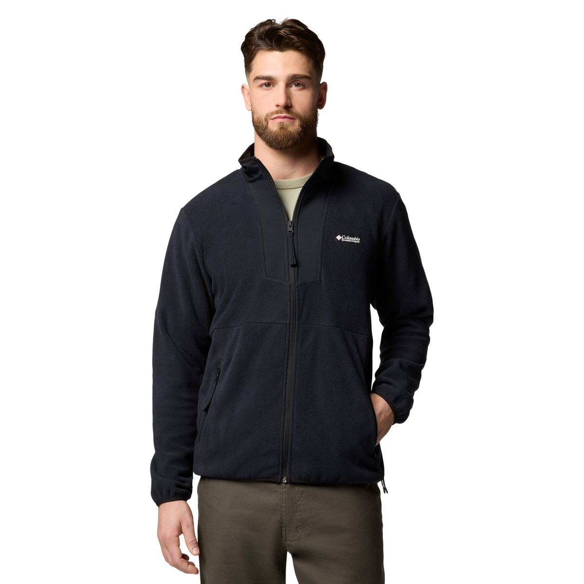Columbia Men's Sequoia Grove Full Zip Fleece (Black)