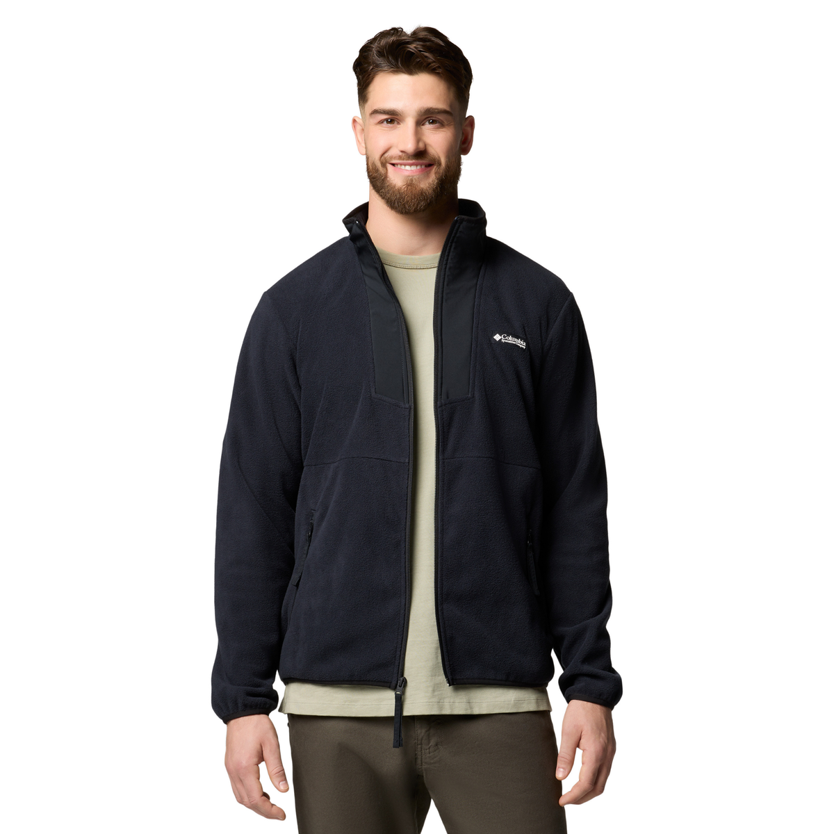Columbia Men's Sequoia Grove Full Zip Fleece (Black)