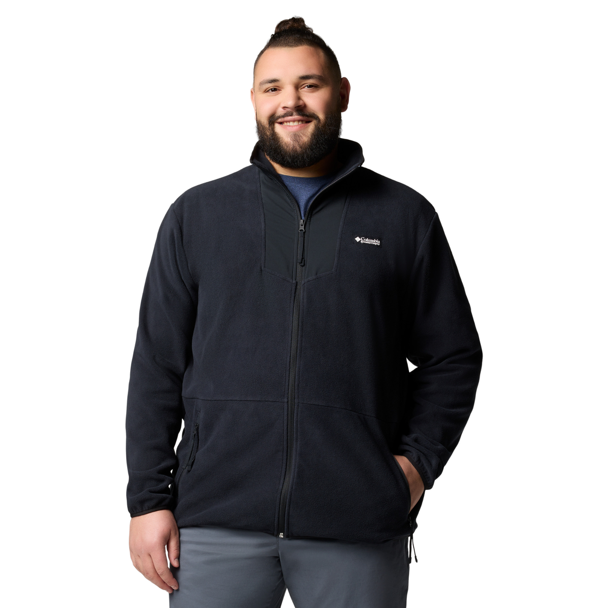 Columbia Men's Sequoia Grove Full Zip Fleece (Black)