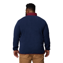 Load image into Gallery viewer, Columbia Men&#39;s Sequoia Grove Full Zip Fleece (Rich Wine/Collegiate Navy)

