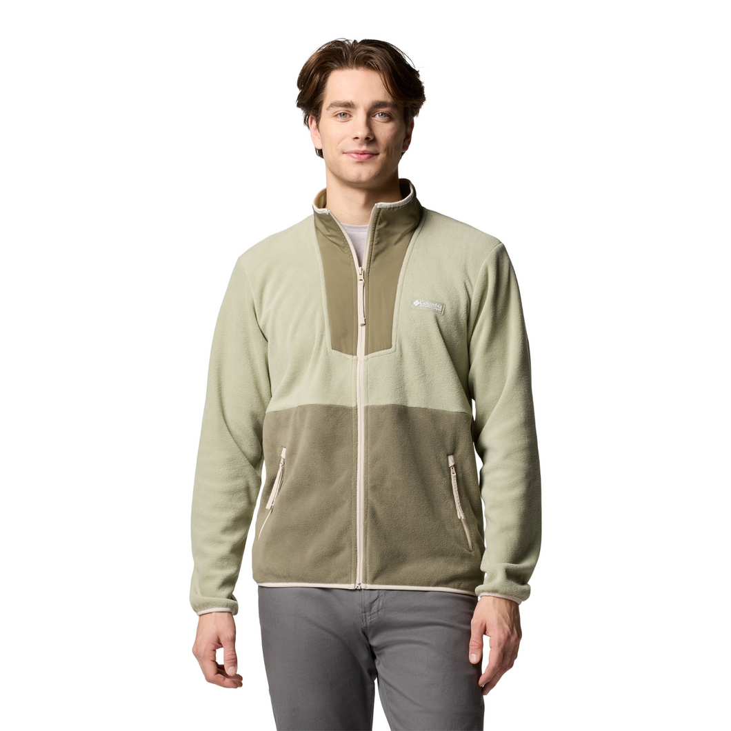 Columbia Men's Sequoia Grove Full Zip Fleece (Safari/Stone Green)
