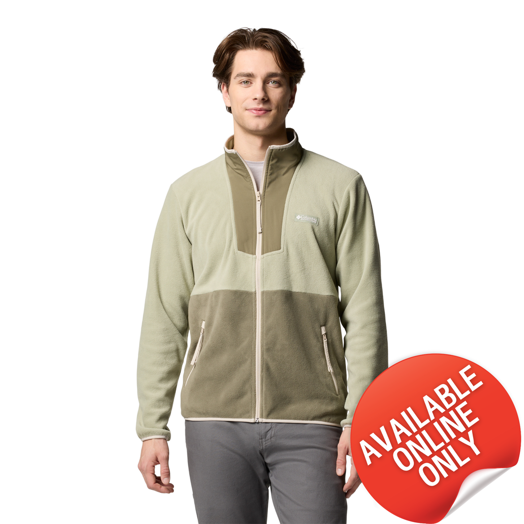 Columbia Men's Sequoia Grove Full Zip Fleece (Safari/Stone Green)