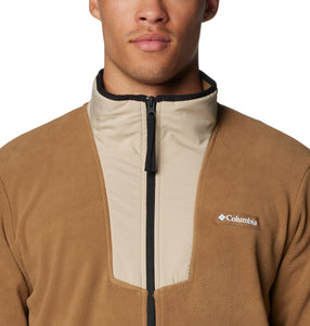 Columbia Men's Sequoia Grove Half Zip Fleece Top (Delta/Ancient Fossil/Black)