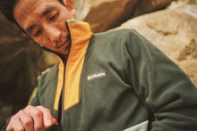 Load image into Gallery viewer, Columbia Men&#39;s Sequoia Grove Half Zip Fleece (Greenscape/Sunstone/Safari/Spicy Pull)
