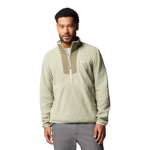 Load image into Gallery viewer, Columbia Men&#39;s Sequoia Grove Half Zip Fleece Top (Safari/Stone Green)
