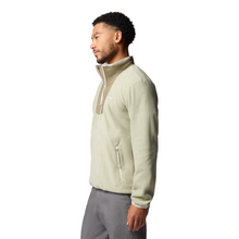 Load image into Gallery viewer, Columbia Men&#39;s Sequoia Grove Half Zip Fleece Top (Safari/Stone Green)
