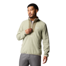 Load image into Gallery viewer, Columbia Men&#39;s Sequoia Grove Half Zip Fleece Top (Safari/Stone Green)
