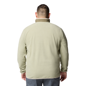 Columbia Men's Sequoia Grove Half Zip Fleece Top (Safari/Stone Green)