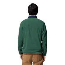 Load image into Gallery viewer, Columbia Men&#39;s Sequoia Grove Half Zip Fleece Top (Rain Forest/Coll Navy)
