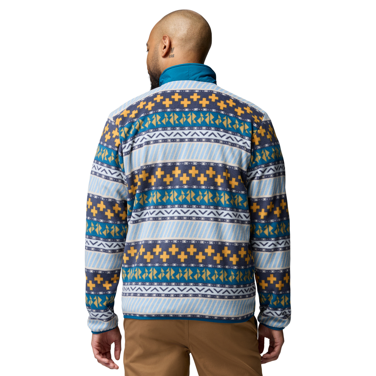 Columbia Men's Sequoia Grove II Printed Full Zip Fleece Jacket Phoenix Blue Wizard Island 442 2174071