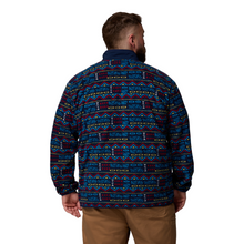 Load image into Gallery viewer, Columbia Men&#39;s Sequoia Grove Printed Full Zip Fleece (Collegiate Navy Horizons)
