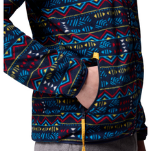 Load image into Gallery viewer, Columbia Men&#39;s Sequoia Grove Printed Full Zip Fleece (Collegiate Navy Horizons)
