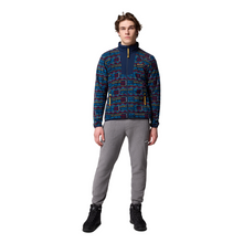 Load image into Gallery viewer, Columbia Men&#39;s Sequoia Grove Printed Full Zip Fleece (Collegiate Navy Horizons)
