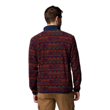 Load image into Gallery viewer, Columbia Men&#39;s Sequoia Grove Printed Full Zip Fleece (Rich Wine Horizons)
