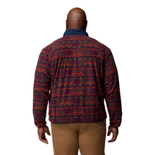 Load image into Gallery viewer, Columbia Men&#39;s Sequoia Grove Printed Full Zip Fleece (Rich Wine Horizons)
