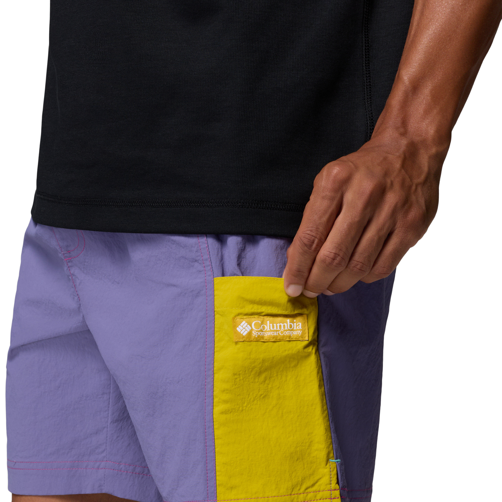 Columbia Men's Sequoia Grove Woven Shorts 7in Stormwatch Antique Moss 525 2157651