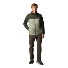 Load image into Gallery viewer, Columbia Men&#39;s Silver Falls II Packable Insulated Jacket (Safari/Greenscape)
