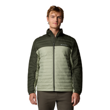 Load image into Gallery viewer, Columbia Men&#39;s Silver Falls II Packable Insulated Jacket (Safari/Greenscape)
