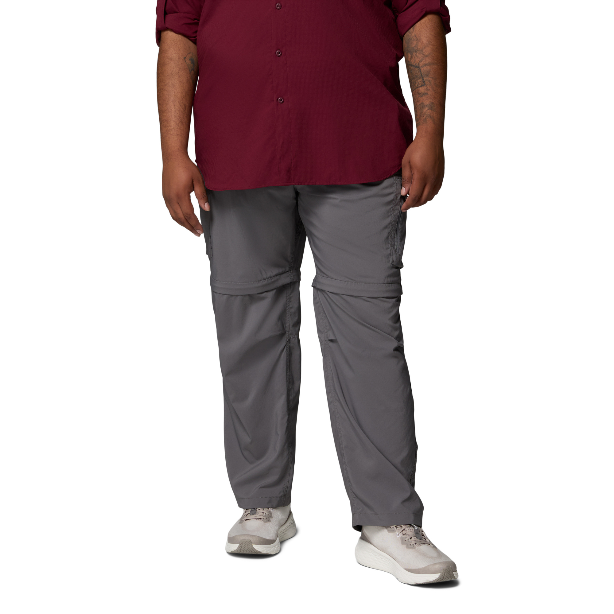 Columbia Men's Silver Ridge EU UPF50 Convertible Utility Trousers (City Grey)