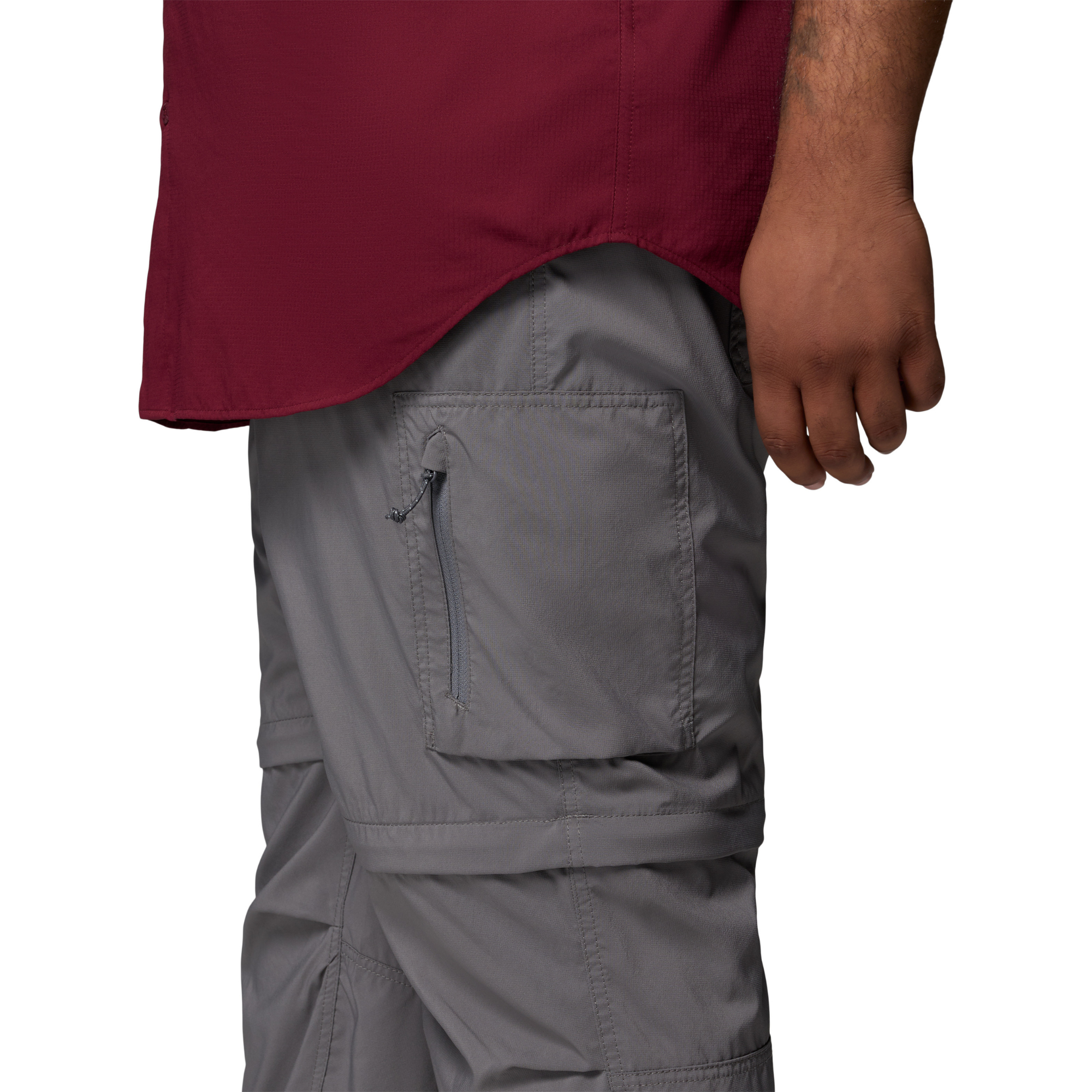Columbia Men's Silver Ridge EU UPF50 Convertible Utility Trousers (City Grey)