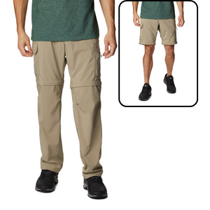 Columbia Men's Silver Ridge UPF50 Convertible Utility Trousers (Tusk)