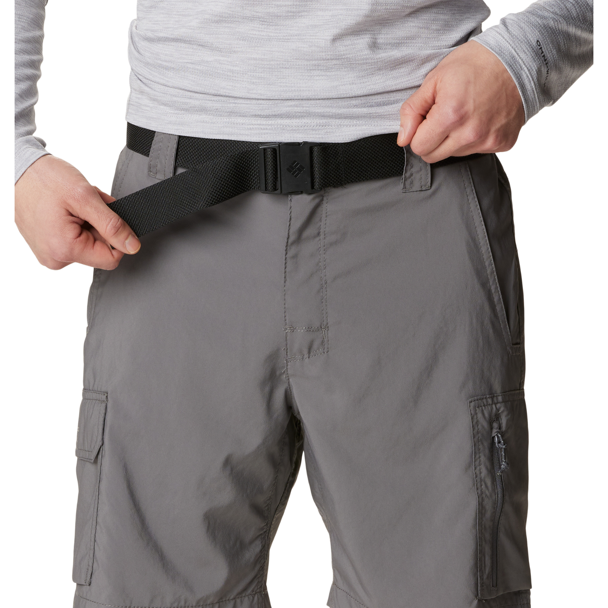 Columbia Men's Silver Ridge UPF50 Utility Cargo Shorts (10in)(City Grey)