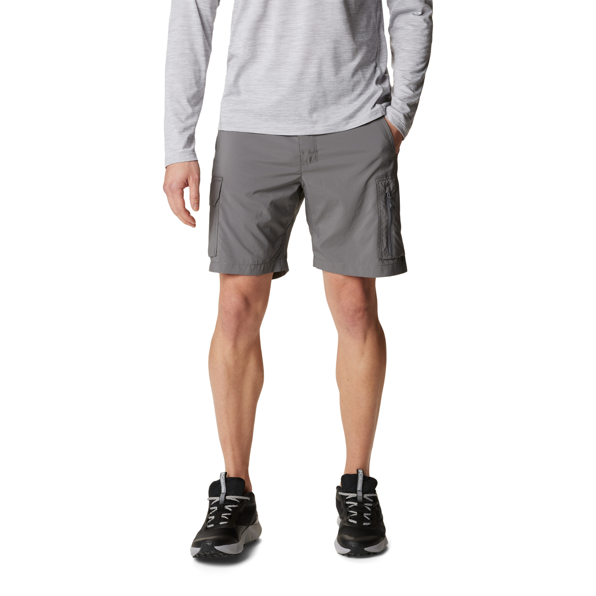 Columbia Men's Silver Ridge UPF50 Utility Cargo Shorts (10in)(City Grey)