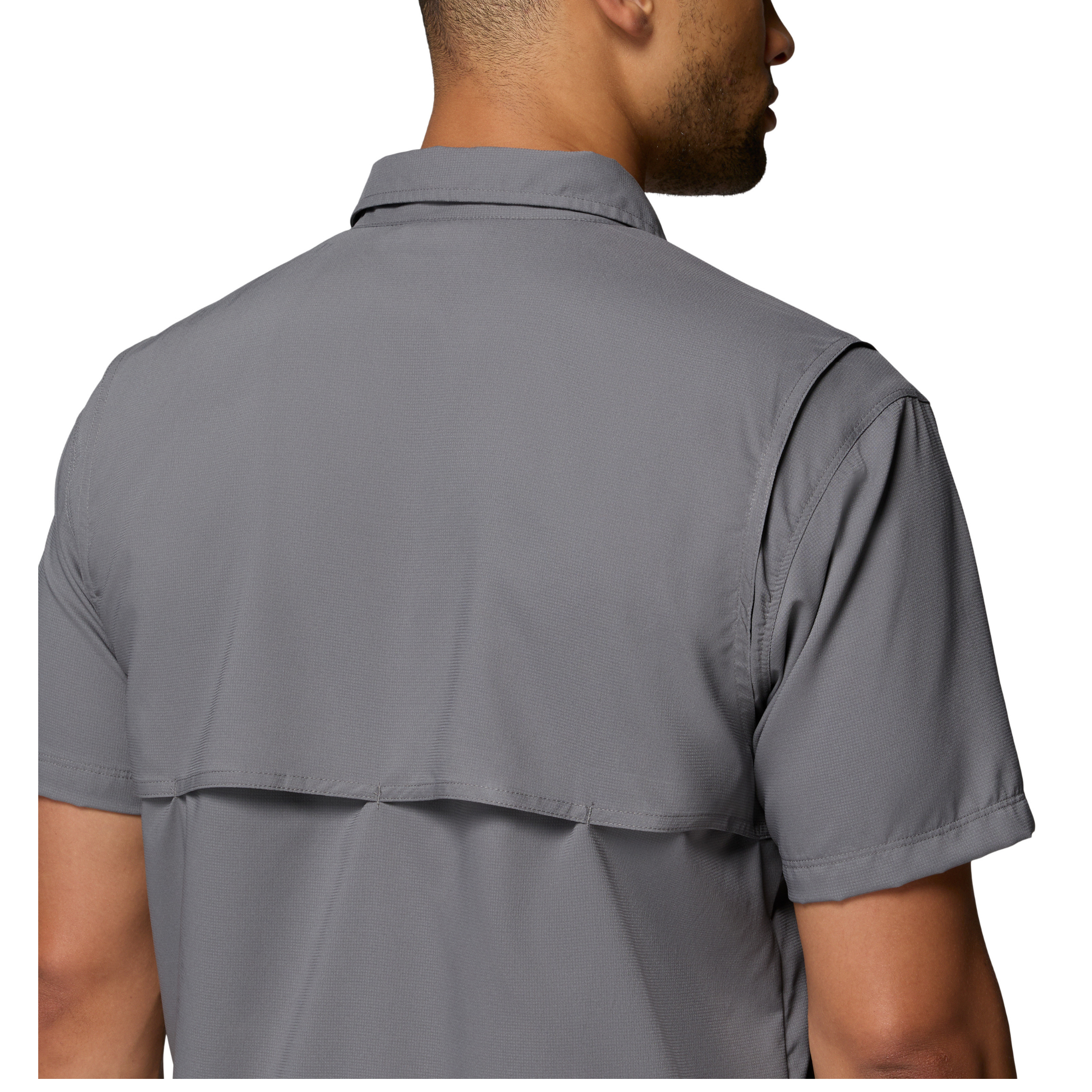 Columbia Men's Silver Ridge Utility II UPF50 Technical Short Sleeve Shirt (City Grey)