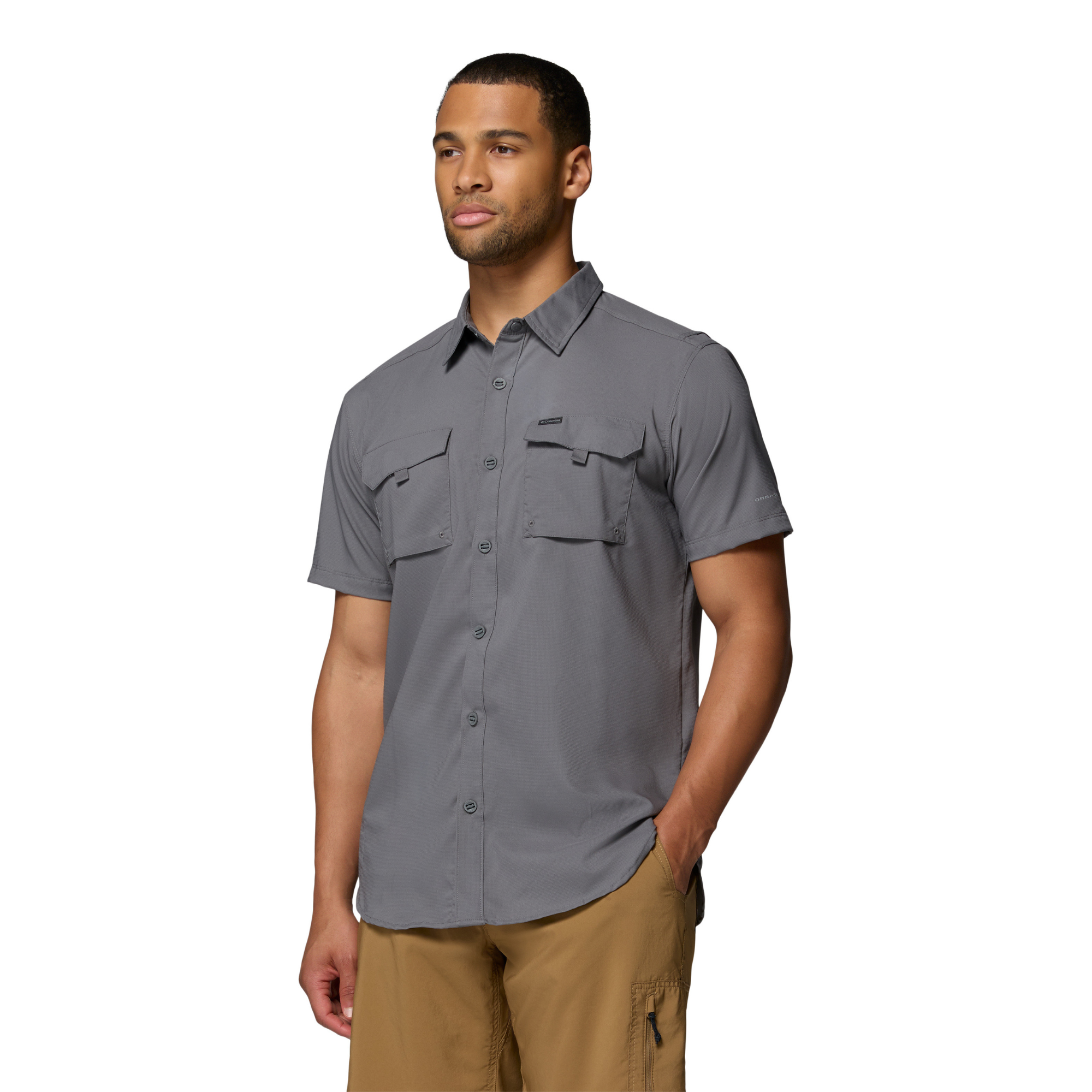 Columbia Men's Silver Ridge Utility II UPF50 Technical Short Sleeve Shirt (City Grey)