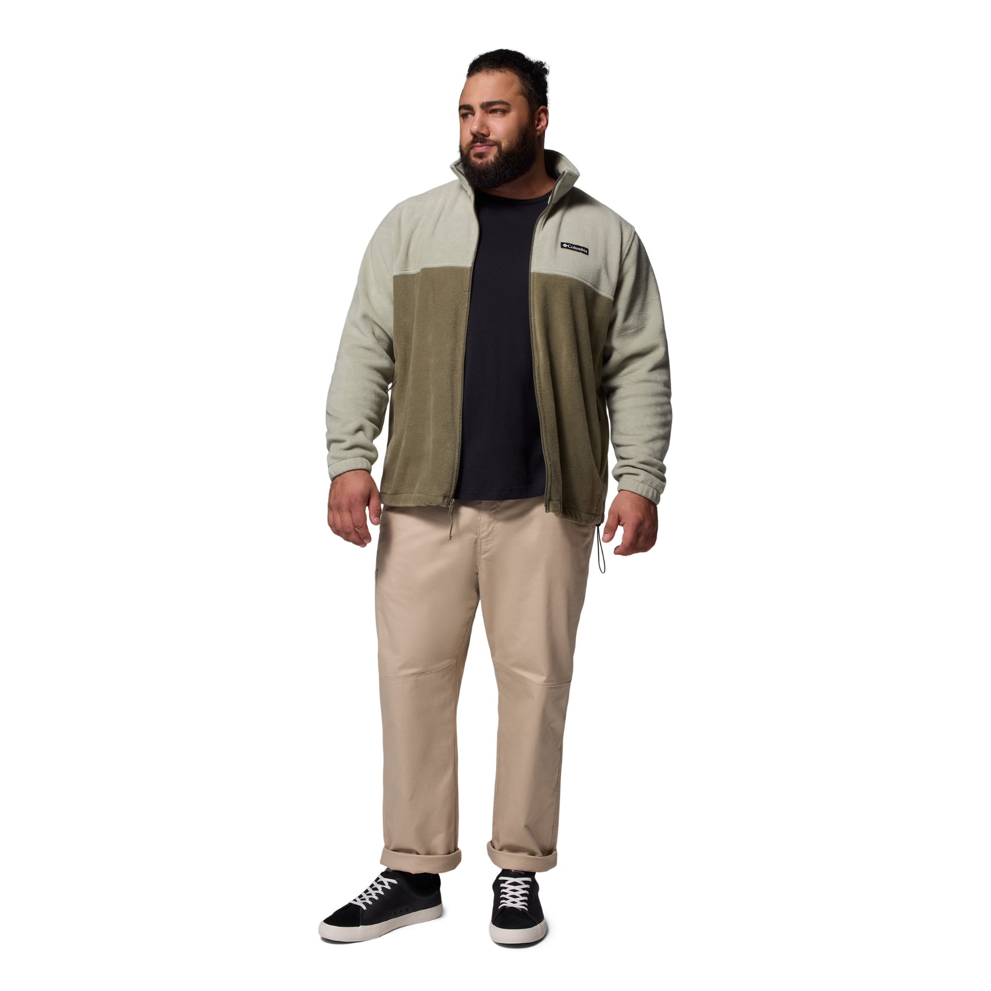 Columbia Men's Steens Mountain 2.0 Full Zip Fleece (Safari/Stone Green)