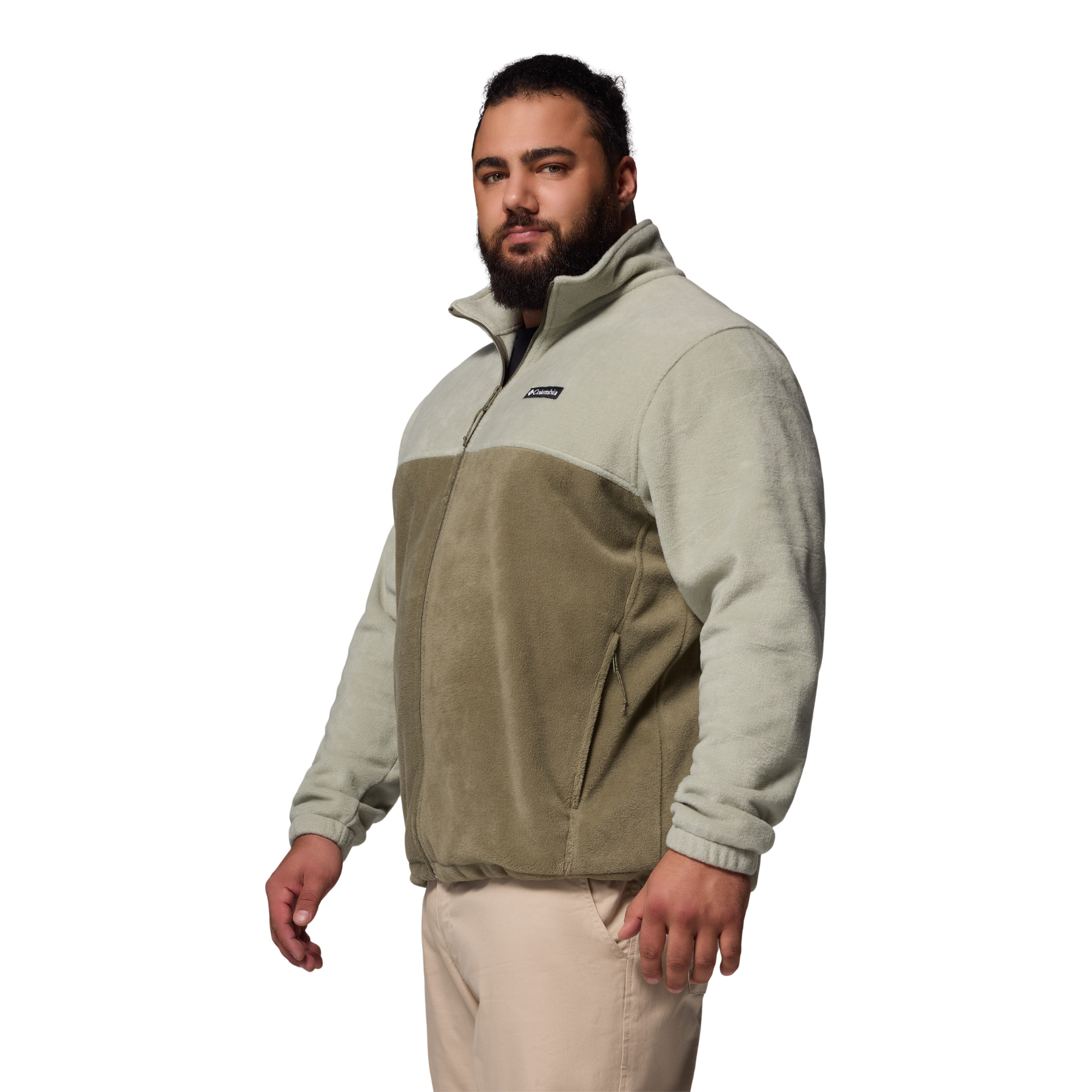 Columbia Men's Steens Mountain 2.0 Full Zip Fleece (Safari/Stone Green)