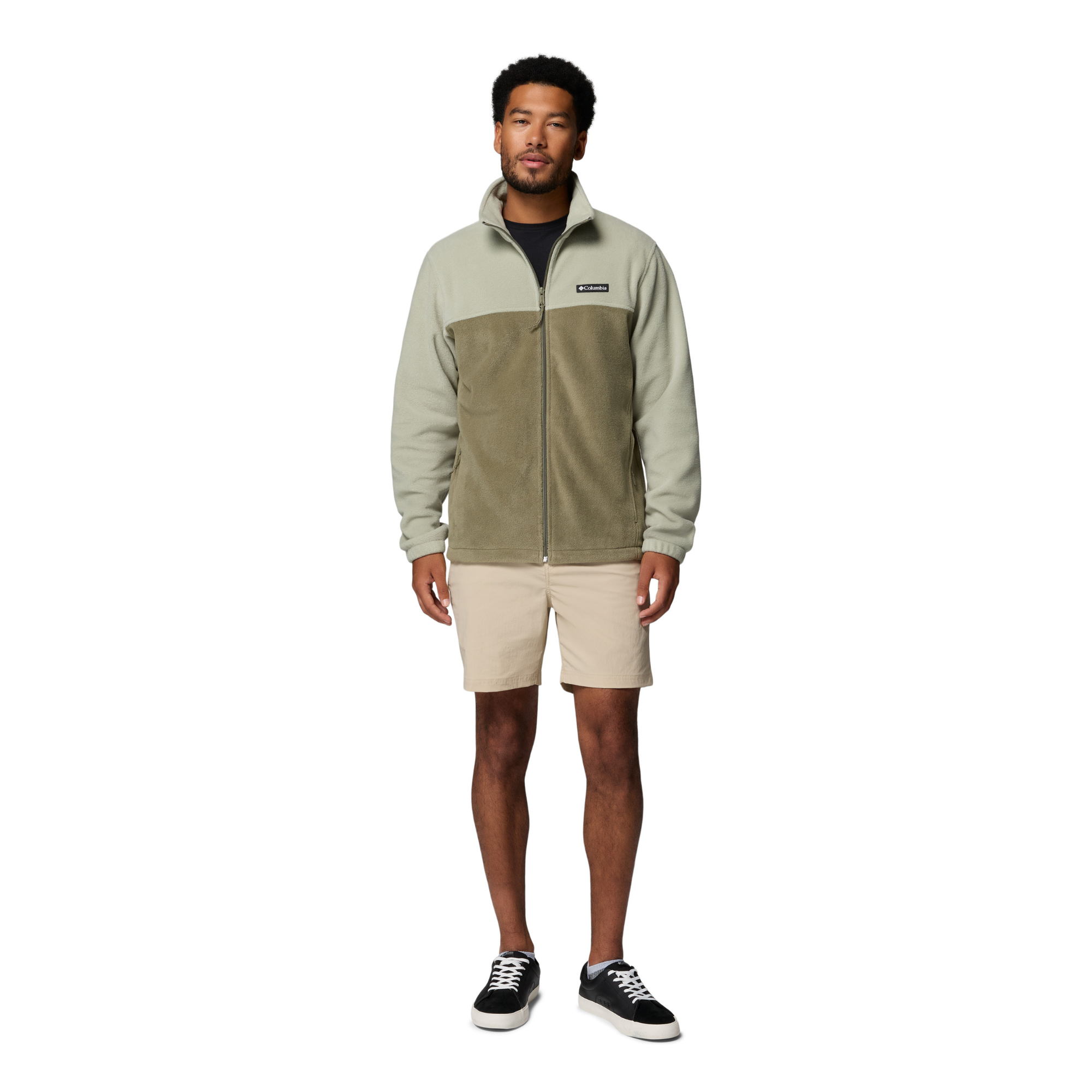 Columbia Men's Steens Mountain 2.0 Full Zip Fleece (Safari/Stone Green)