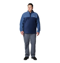 Load image into Gallery viewer, Columbia Men&#39;s Steens Mountain II Half Snap Fleece Top (Collegiate Navy/Dark Mountain)
