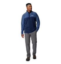 Load image into Gallery viewer, Columbia Men&#39;s Steens Mountain II Half Snap Fleece Top (Collegiate Navy/Dark Mountain)
