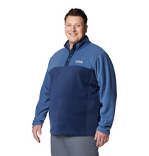 Load image into Gallery viewer, Columbia Men&#39;s Steens Mountain II Half Snap Fleece Top (Collegiate Navy/Dark Mountain)
