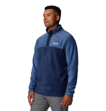 Load image into Gallery viewer, Columbia Men&#39;s Steens Mountain II Half Snap Fleece Top (Collegiate Navy/Dark Mountain)
