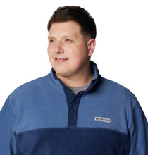 Load image into Gallery viewer, Columbia Men&#39;s Steens Mountain II Half Snap Fleece Top (Collegiate Navy/Dark Mountain)
